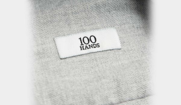 100Hands Shirt Cashmere-Cotton Grey