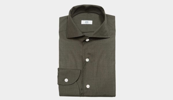 100Hands Shirt Wool Green