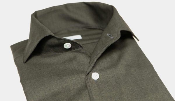 100Hands Shirt Wool Green