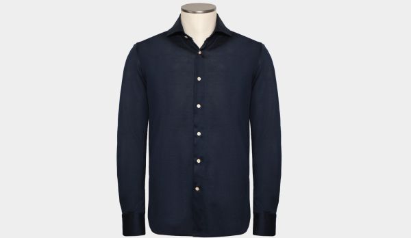 100Hands Shirt 'Loro Piana' Jersey Navy