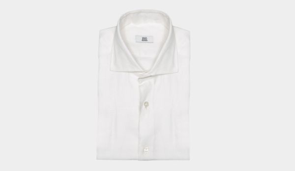 100Hands Shirt Oxford Linen White