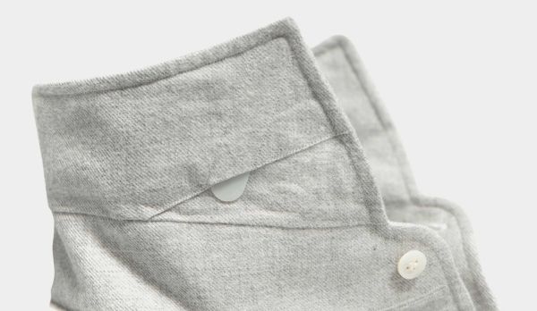 100Hands Shirt Cashmere-Cotton Grey