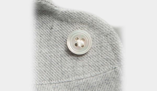 100Hands Shirt Cashmere-Cotton Grey