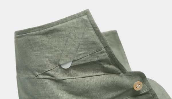 100Hands Shirt Linen 'Schiller' Olive