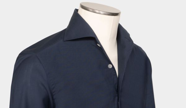 100Hands Shirt Wool Navy