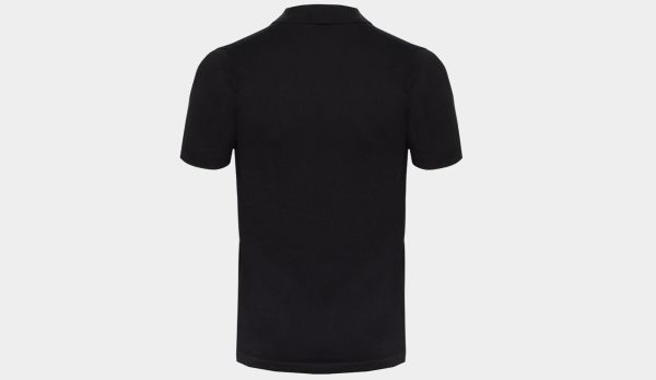 Aspesi Polo Short Sleeves Black