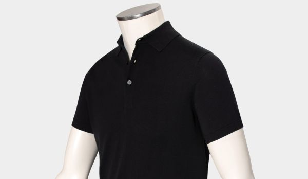 Aspesi Polo Short Sleeves Black