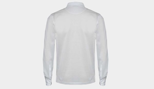 Barba Napoli Polo Longsleeve White