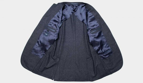 Barba Napoli Jacket Wool Silk Blue