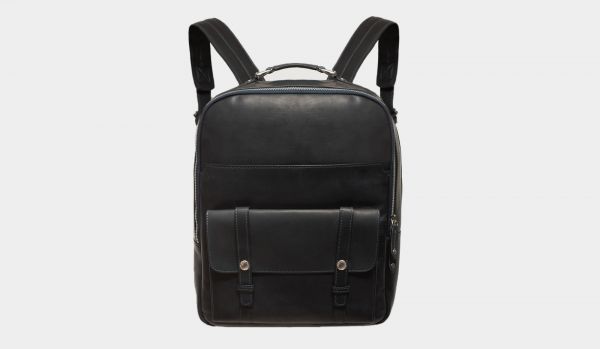 Barba Napoli Leather Backpack Blue