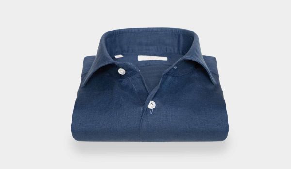 Barba Napoli Linen Shirt Blue