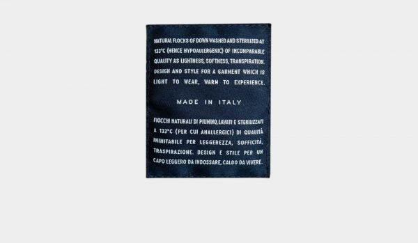 Barba Napoli Suede Down Jacket Blue