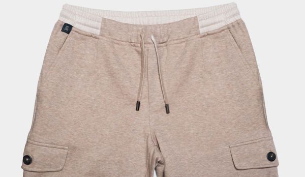 Capobianco Cargo Jogger Shorts Beige