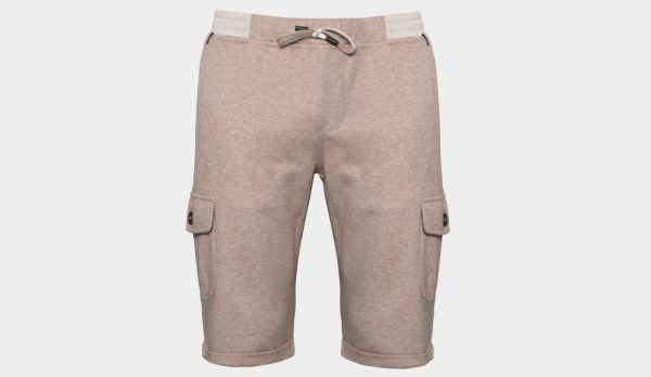 Capobianco Cargo Jogger Shorts Beige