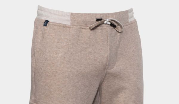 Capobianco Cargo Jogger Shorts Beige