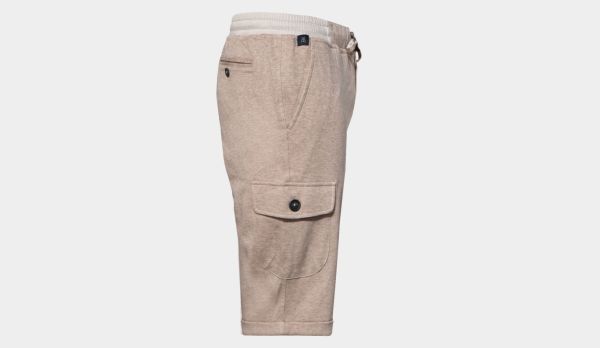 Capobianco Cargo Jogger Shorts Beige
