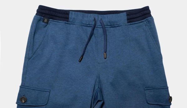 Capobianco Cargo Jogger Shorts Blue
