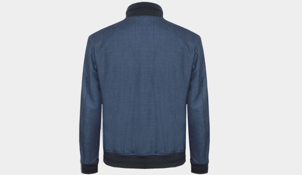 Cristiano Barbieri Bomber 'Loro Piana' Blue