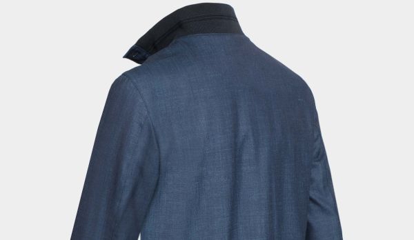 Cristiano Barbieri Bomber 'Loro Piana' Blue