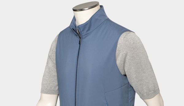 Cristiano Barbieri Gilet 'Olmetex' Blue
