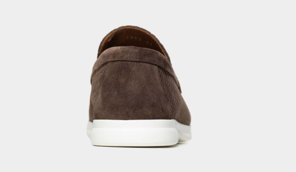 Doucals Braided Loafer Suede Brown