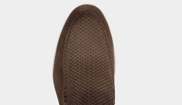 Doucals Braided Loafer Suede Brown