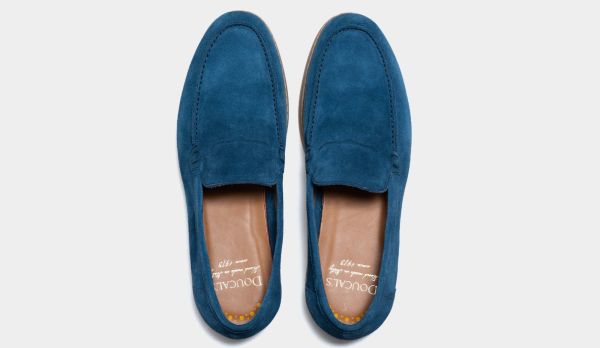 Doucals Loafer Penny Suede Blue