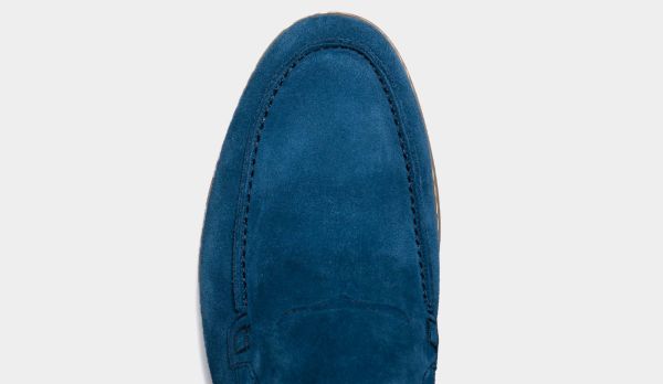 Doucals Loafer Penny Suede Blue