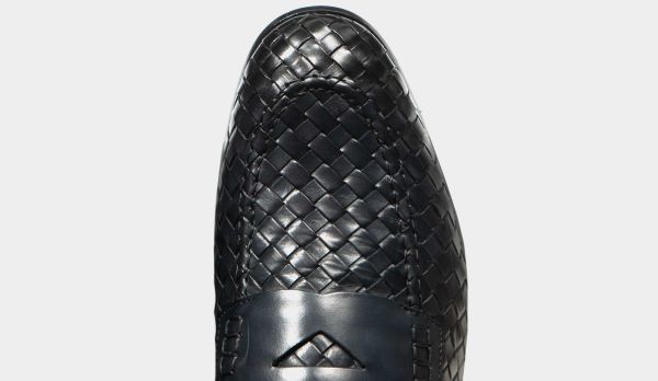 Doucals Braided Loafer Dark Blue