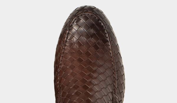 Doucals Braided Loafer Brown