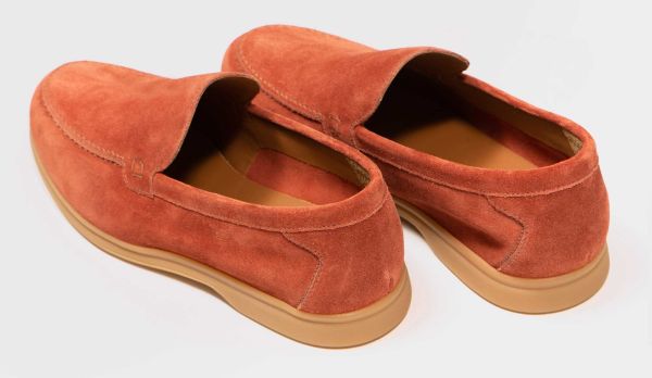 Doucals Loafers Suede 'Burnt Orange'