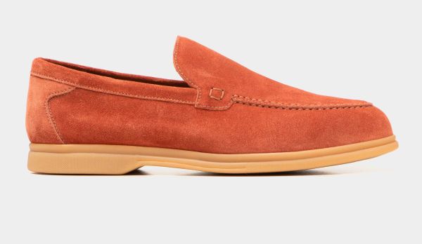 Doucals Loafers Suede 'Burnt Orange'