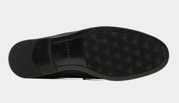 Doucals Suede Penny Loafer Antracite