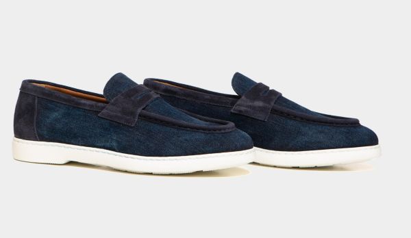 Doucals Loafers Denim Blue