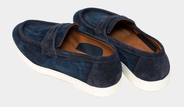 Doucals Loafers Denim Blue