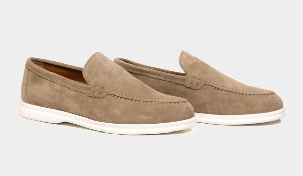 Doucals Loafers Suede Taupe