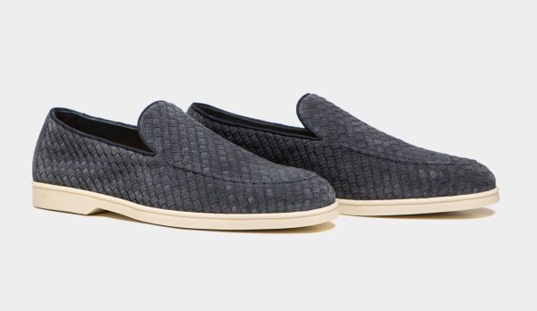 Doucals Woven Loafer Blue