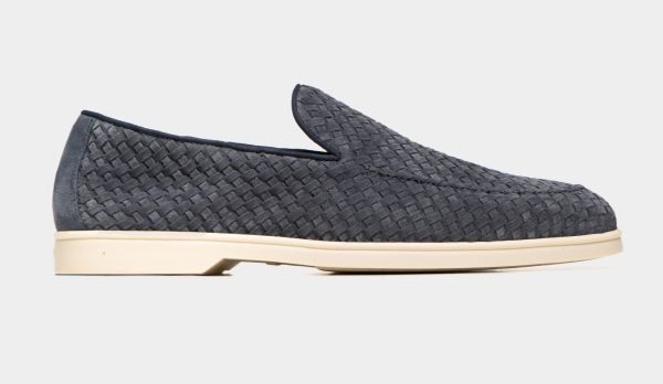 Doucals Woven Loafer Blue