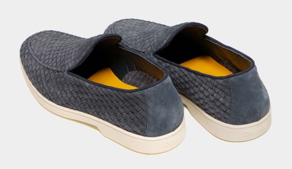 Doucals Woven Loafer Blue