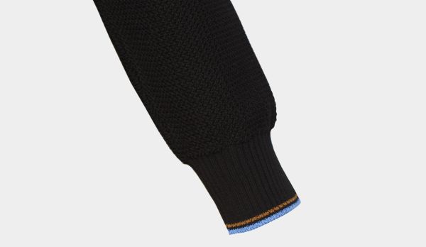 Drumohr Crewneck Fantasy Stripe Black