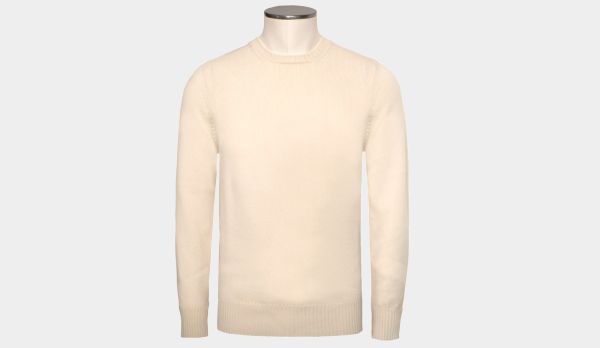 Drumohr Crewneck Cashmere Off-White