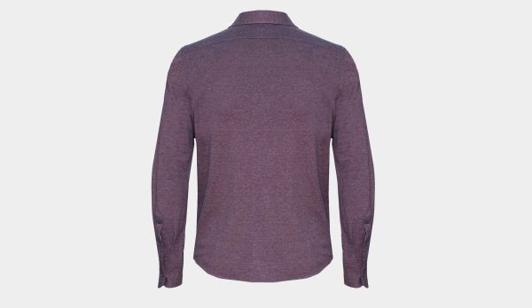 Drumohr Shirt Jersey Donegal Burgundy