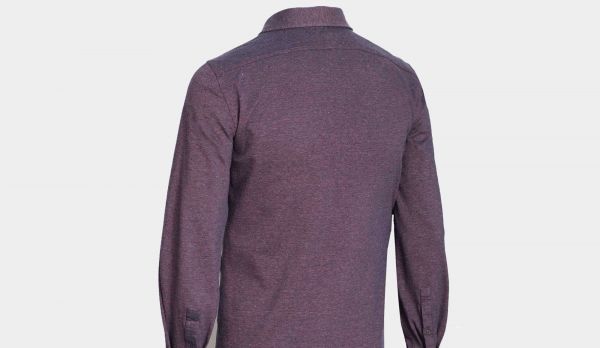 Drumohr Shirt Jersey Donegal Burgundy