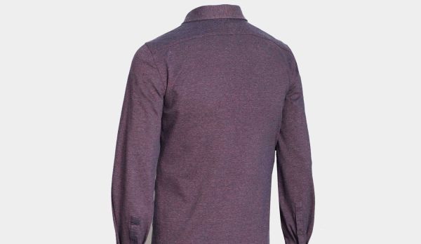 Drumohr Shirt Jersey Donegal Burgundy