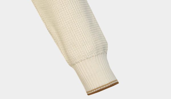 Drumohr Crewneck Fantasy Stripe Caramel