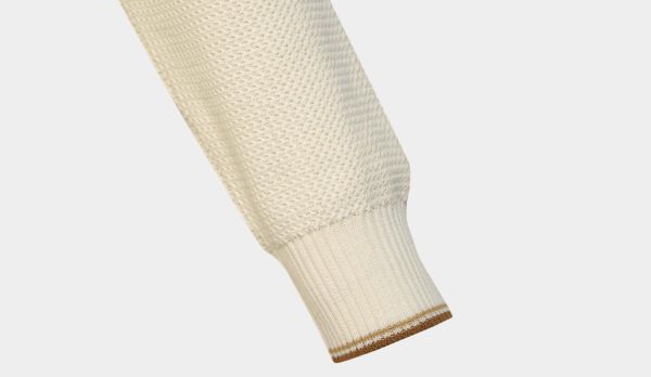 Drumohr Crewneck Fantasy Stripe Caramel