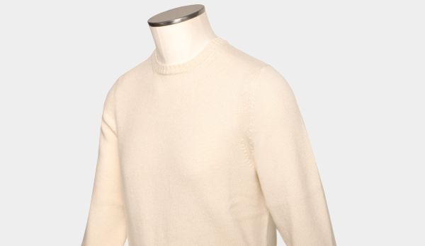 Drumohr Crewneck Cashmere Off-White