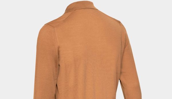 Drumohr Polo Wool S140 Caramel