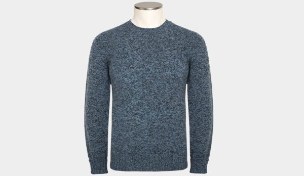 Drumohr Crewneck Lambswool Blue