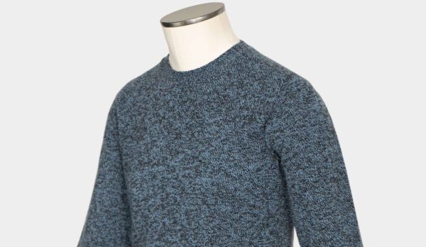 Drumohr Crewneck Lambswool Blue